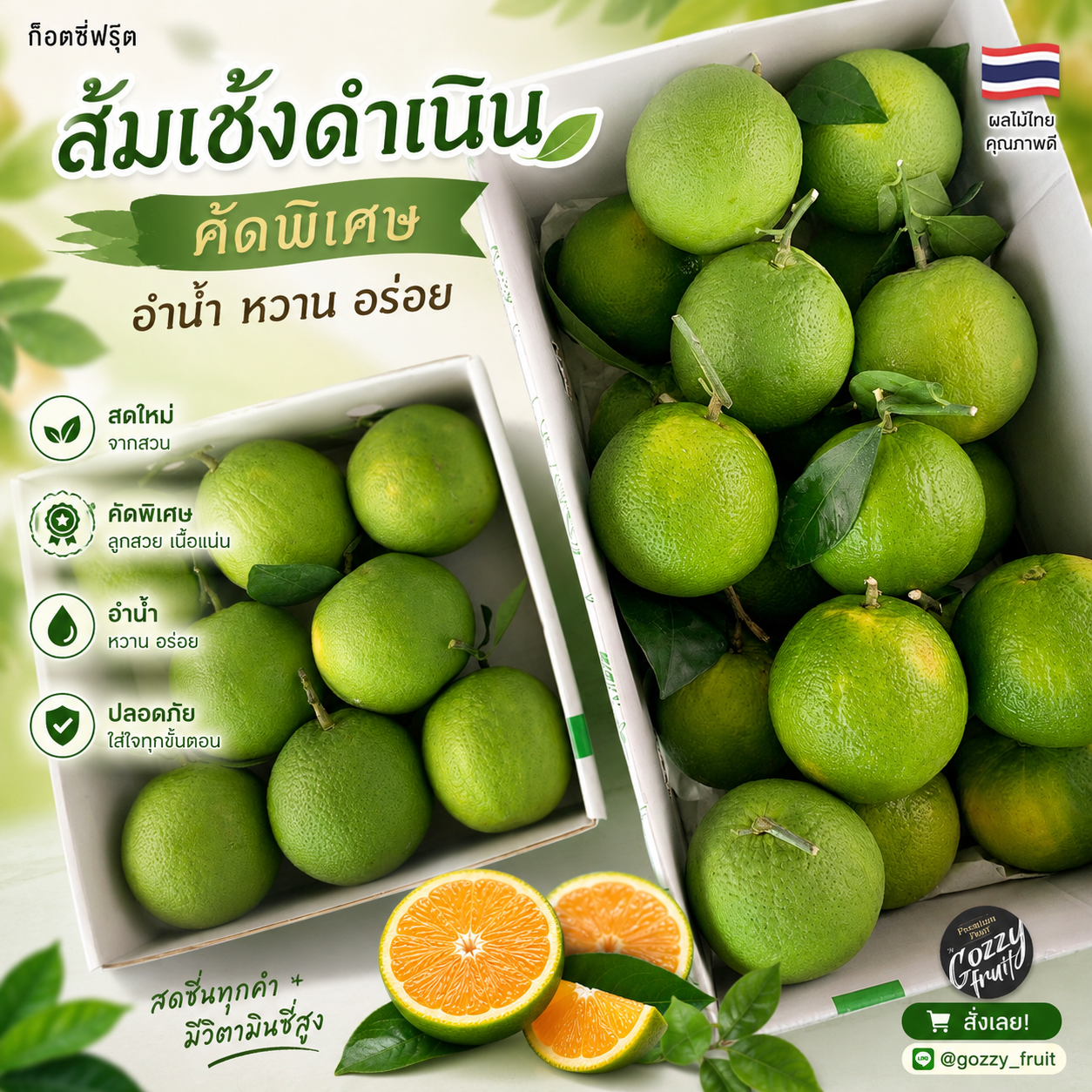 ส้มเช้งดำเนิน คัดพิเศษ