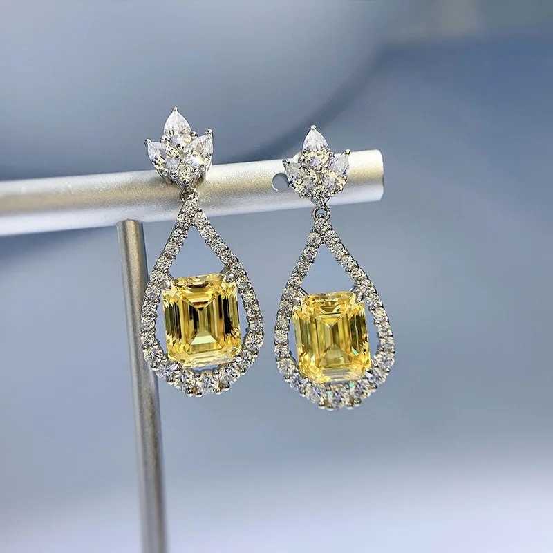 perfect drop yellow or diamond earrings