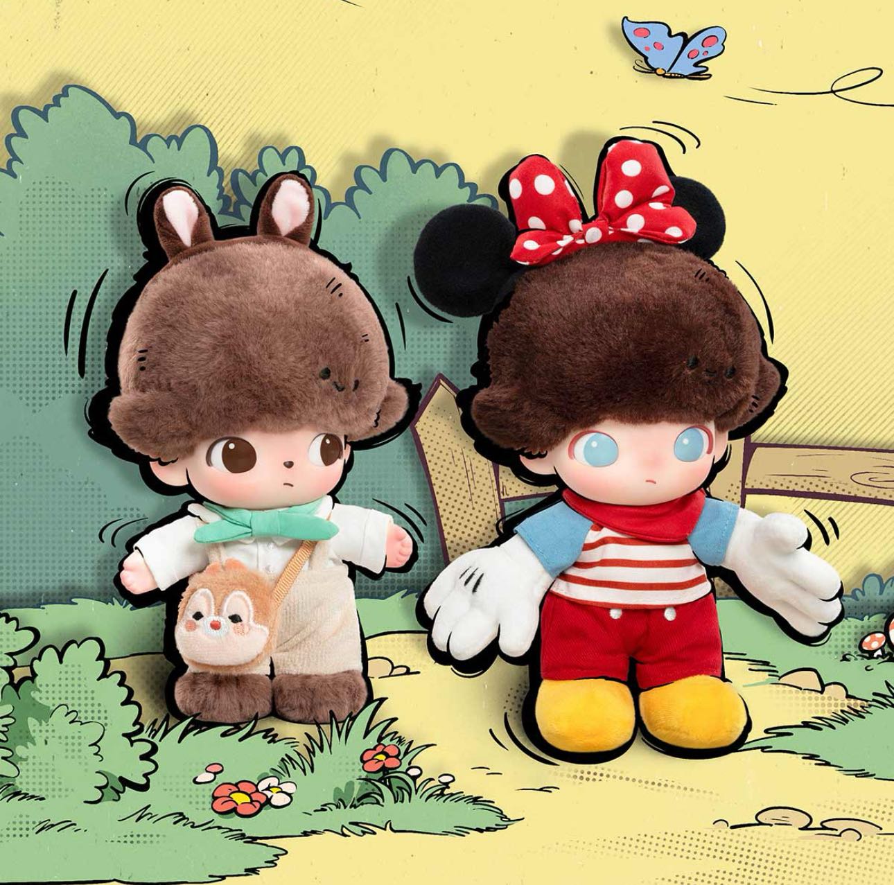 Dimoo world x Disney series ตุ๊กตาพวงกุญแจ ของแท้ 100% พร้อมส่งจากไทย