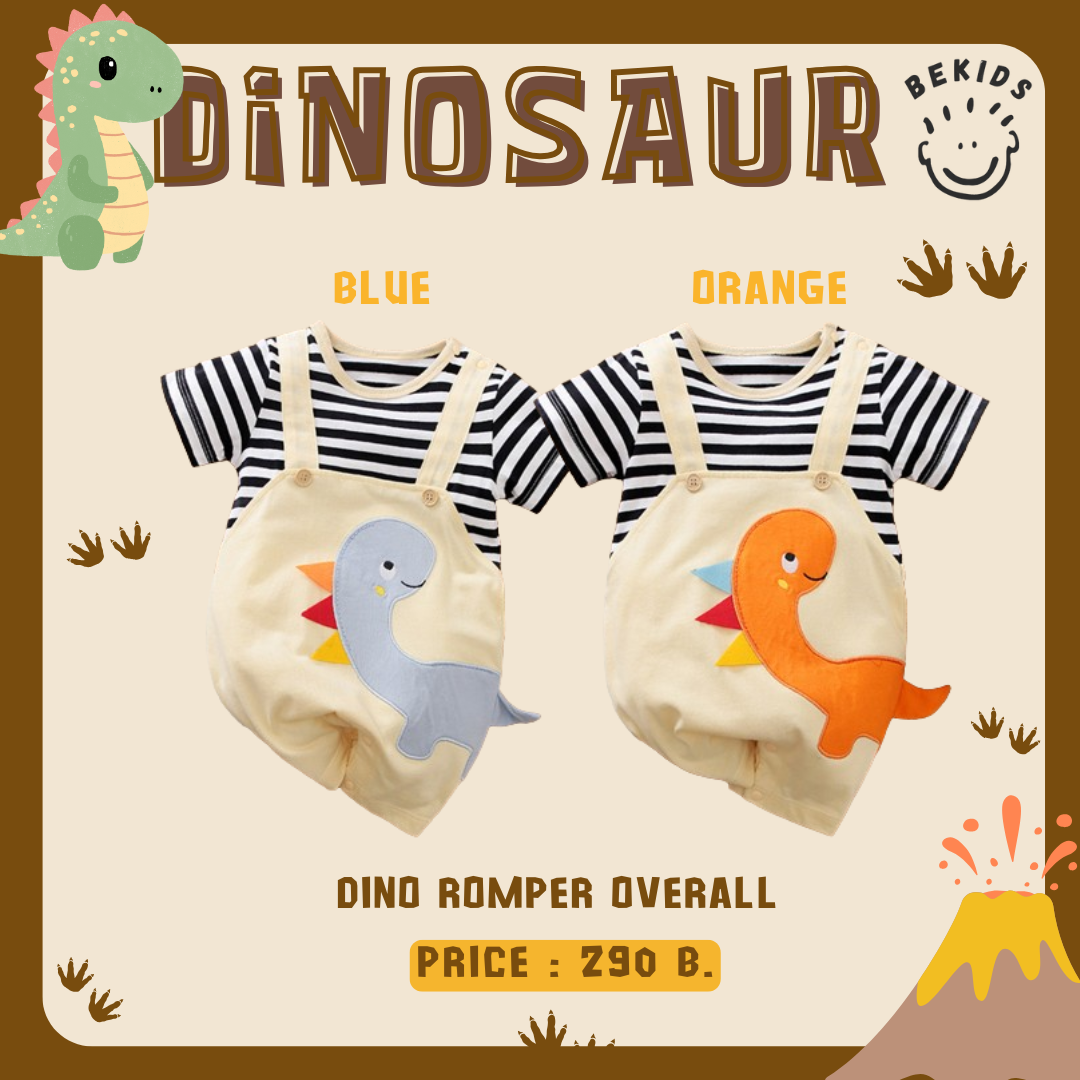 Dino Romper Overall