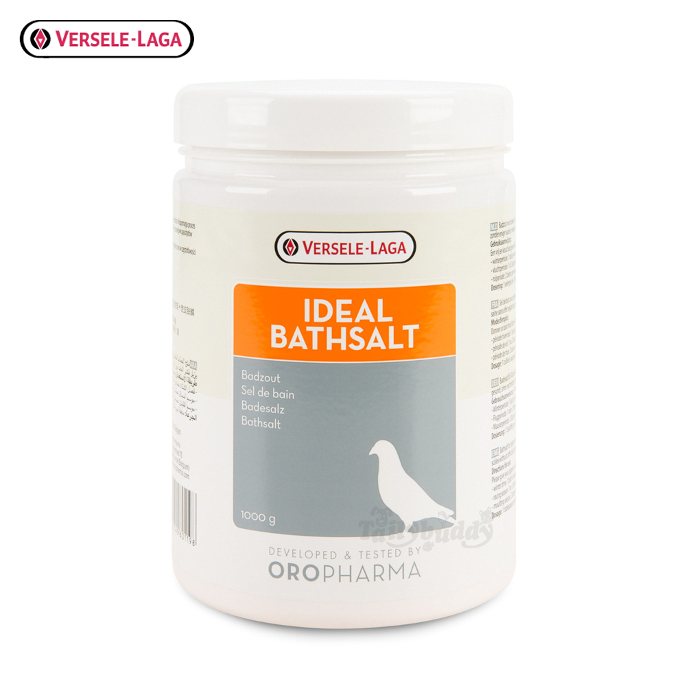 OROPHARMA - Ideal Bath salt เกลืออาบน้ำนก ทำความสะอาดช่วยกำจัดไรและฆ่าเชื้อโรค (1kg), Versele Laga