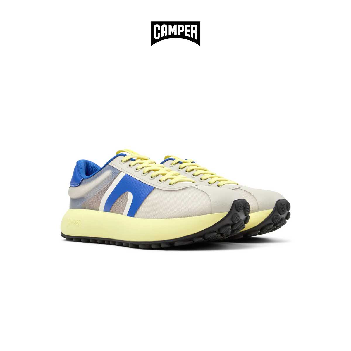 CAMPER รองเท้าผ้าใบ ผู้ชาย รุ่น Pelotas Athens สีเทา ( SNK -  K100944-001 )