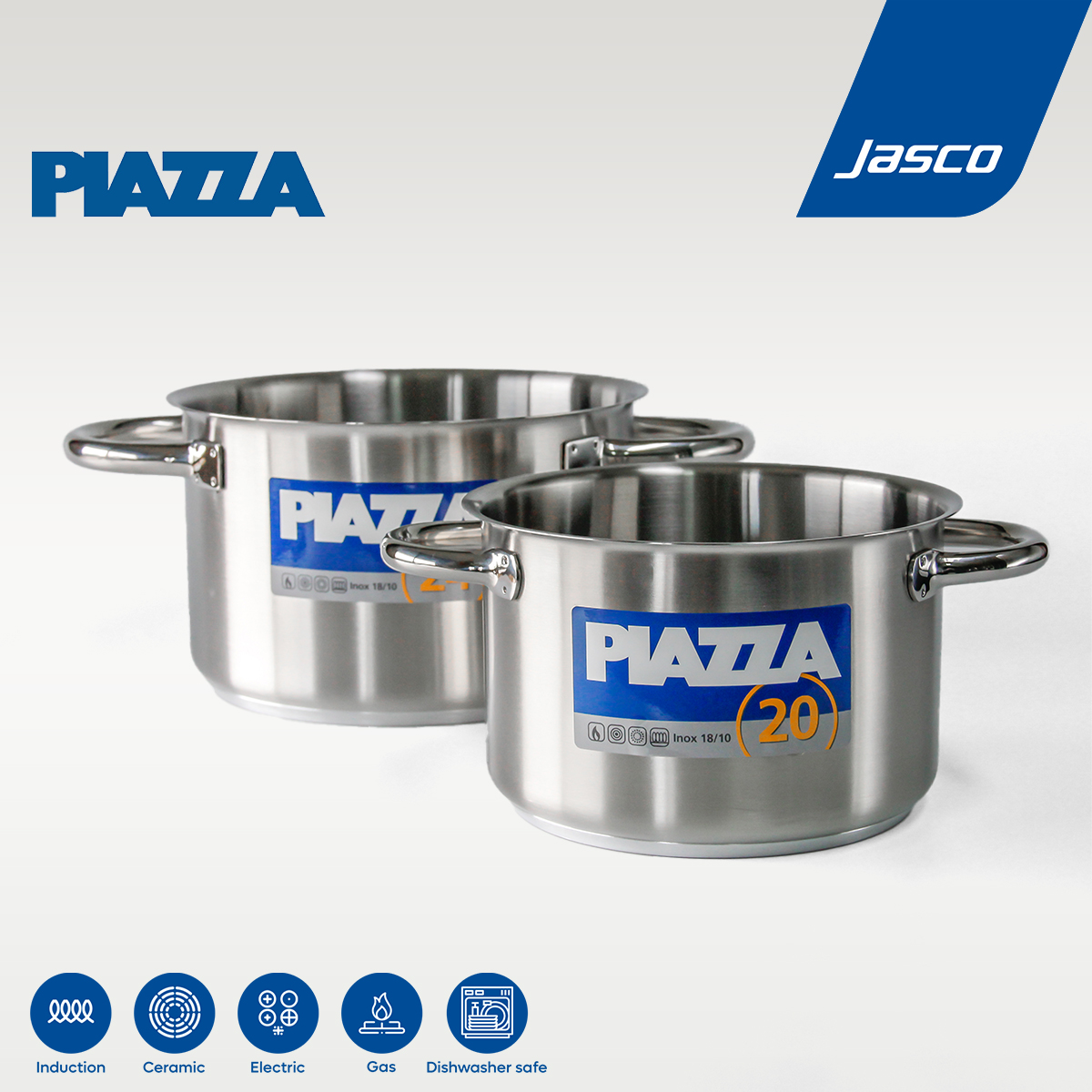 PIAZZA หม้อก้นลึก 32-45 cm Deep Cookpots