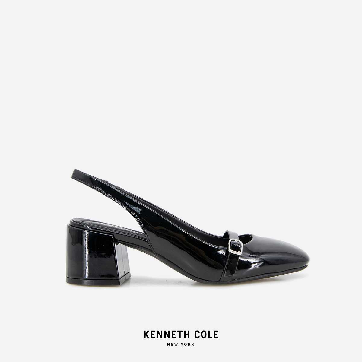 KENNETH COLE รองเท้าส้นสูงผู้หญิงรุ่น LINDY BLACK สีดำ ( HEL - RL24LND10-005 )