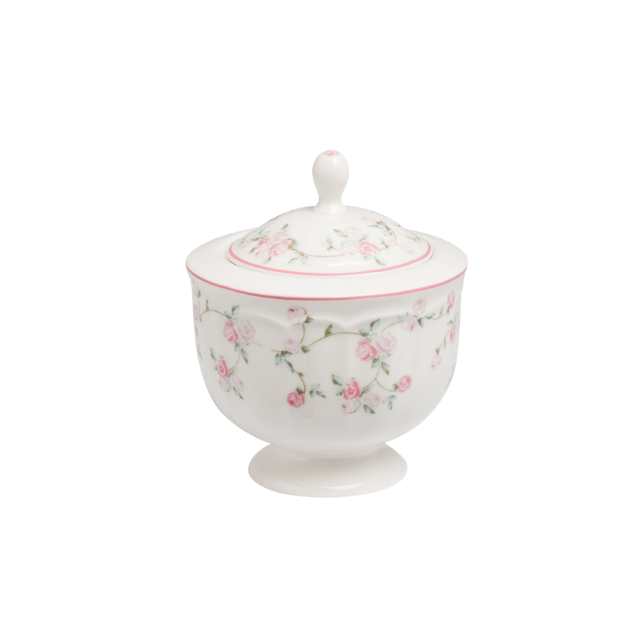 โถน้ำตาลพร้อมฝา 180 ซีซี La vie en rose