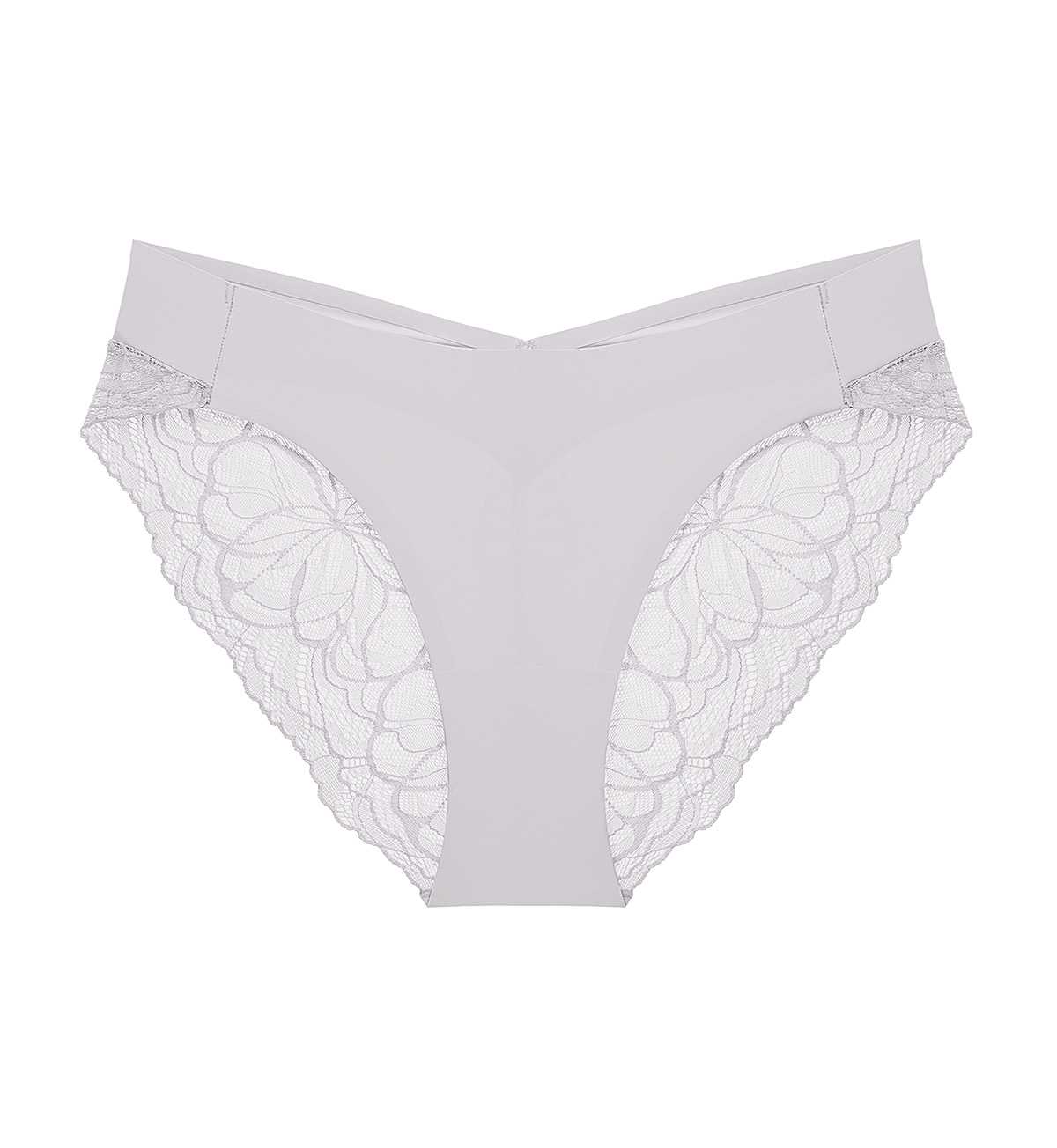 NEW Triumph 10221691 Body Make Up Illusion Lace High Leg AX-R 6227 กางเกงชั้นในไฮเลค สีเทา