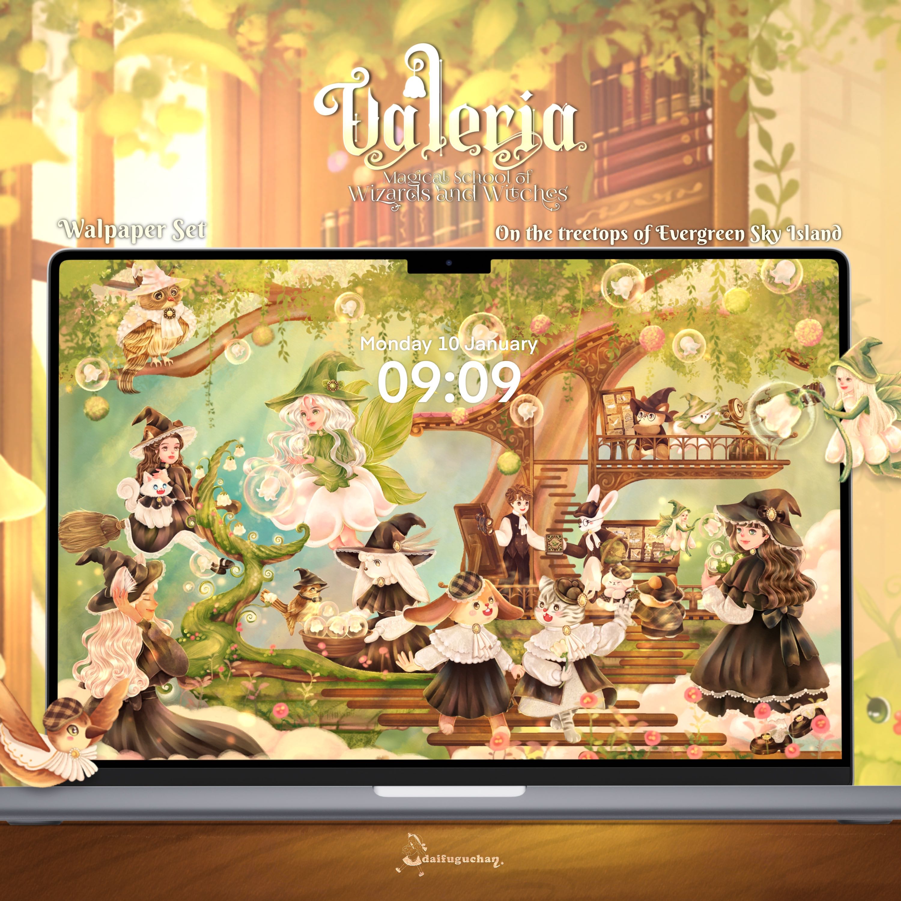 Wallpaper🪄✨Valeria Magical School of Wizards 🧙 