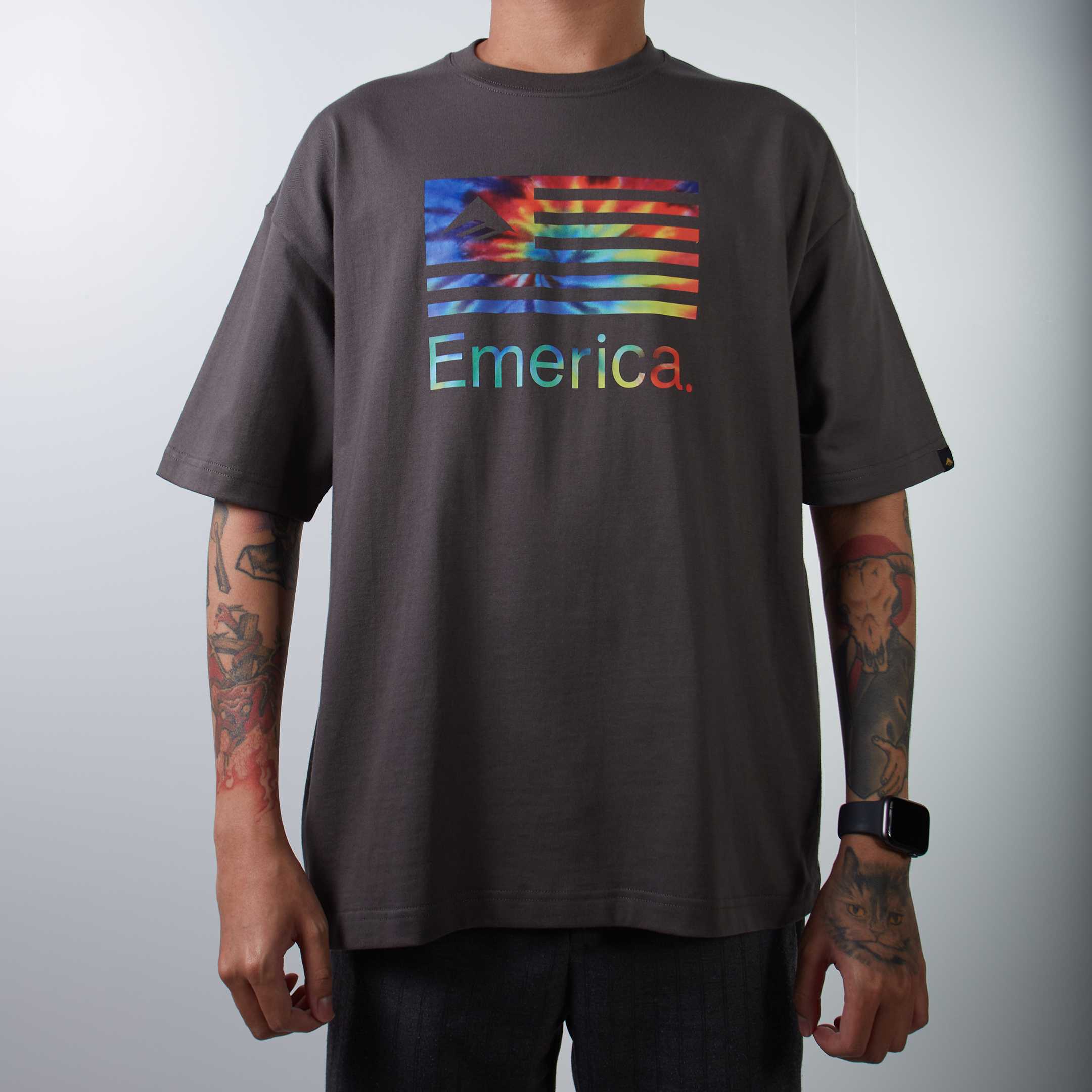 EMERICA เสื้อยืด PURE FLAG SS TEES