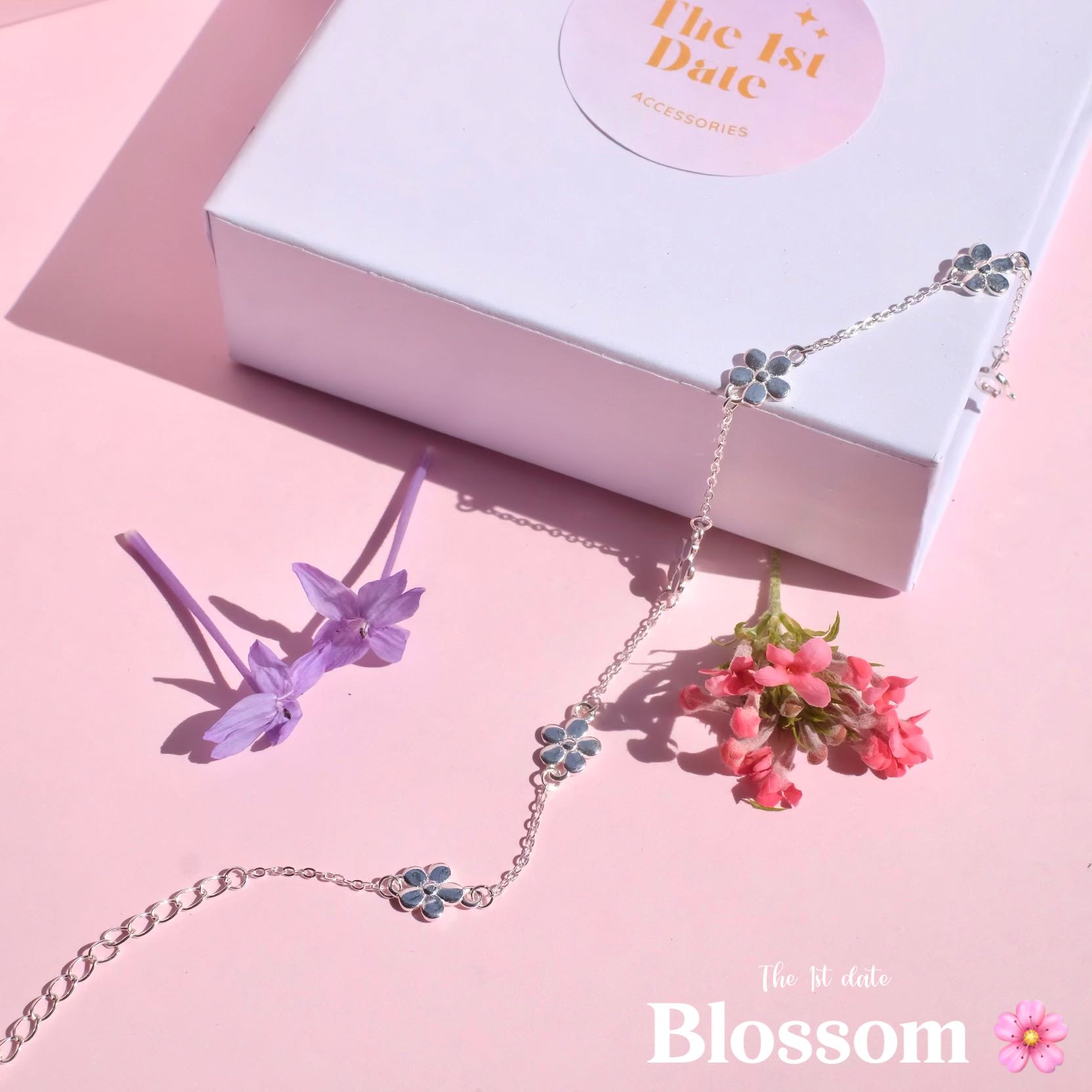 สร้อยข้อมือรุ่น blossom 🌸-ส่งฟรีs925