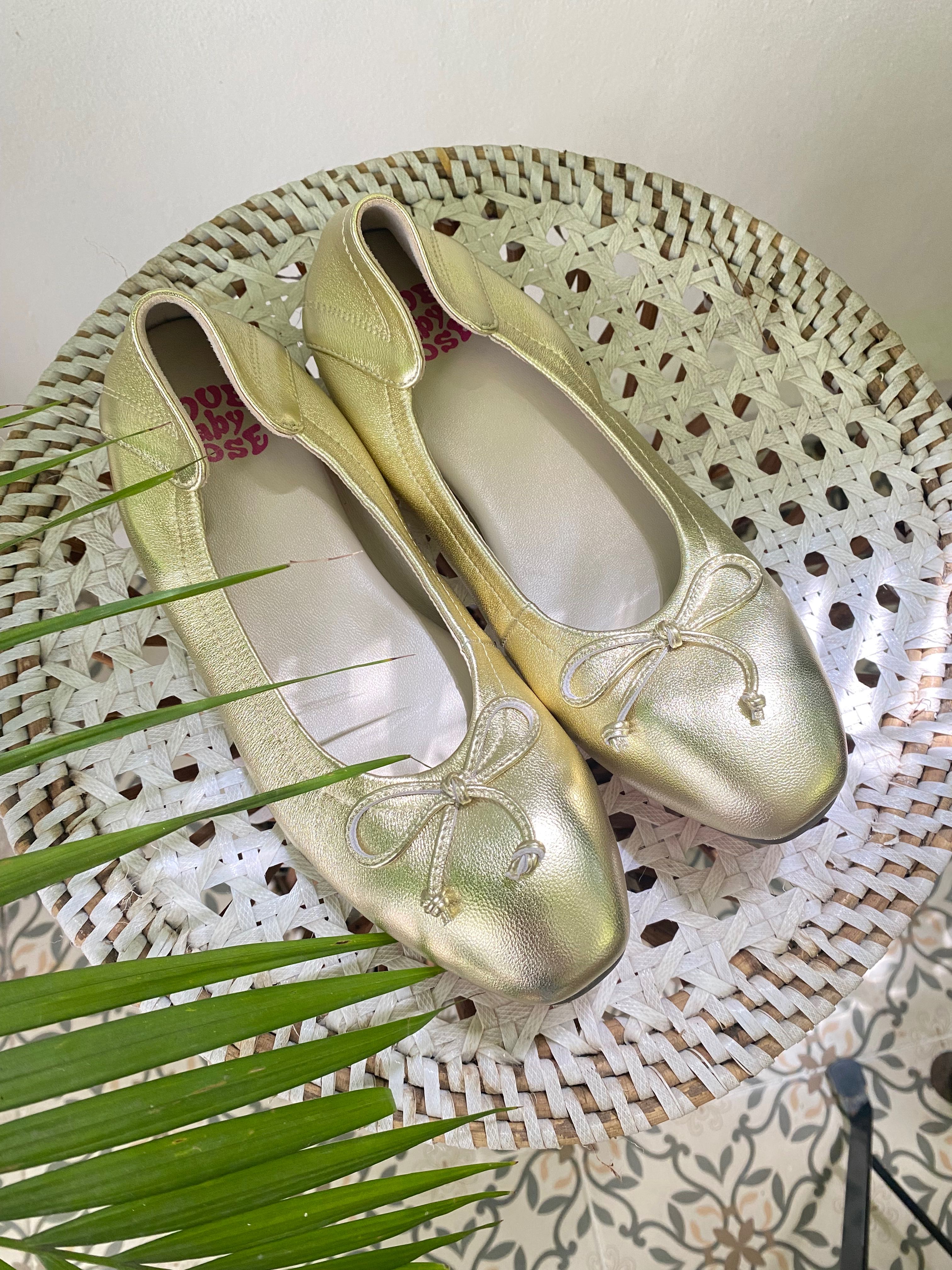 Aurora Original Ballerina in Gold