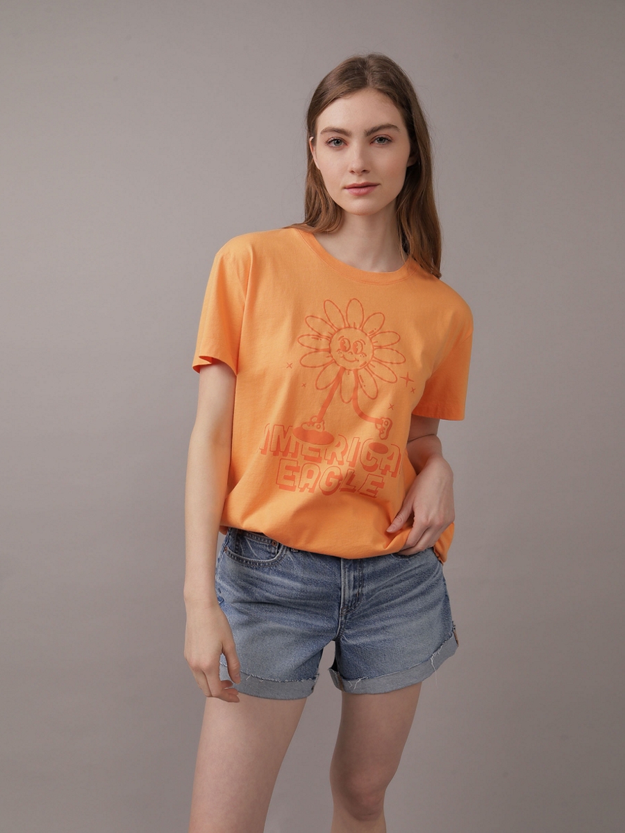 เสื้อ ผู้หญิง 9514 BRANDED BOYFRIEND TEE INTL ( 037-9514-800 )