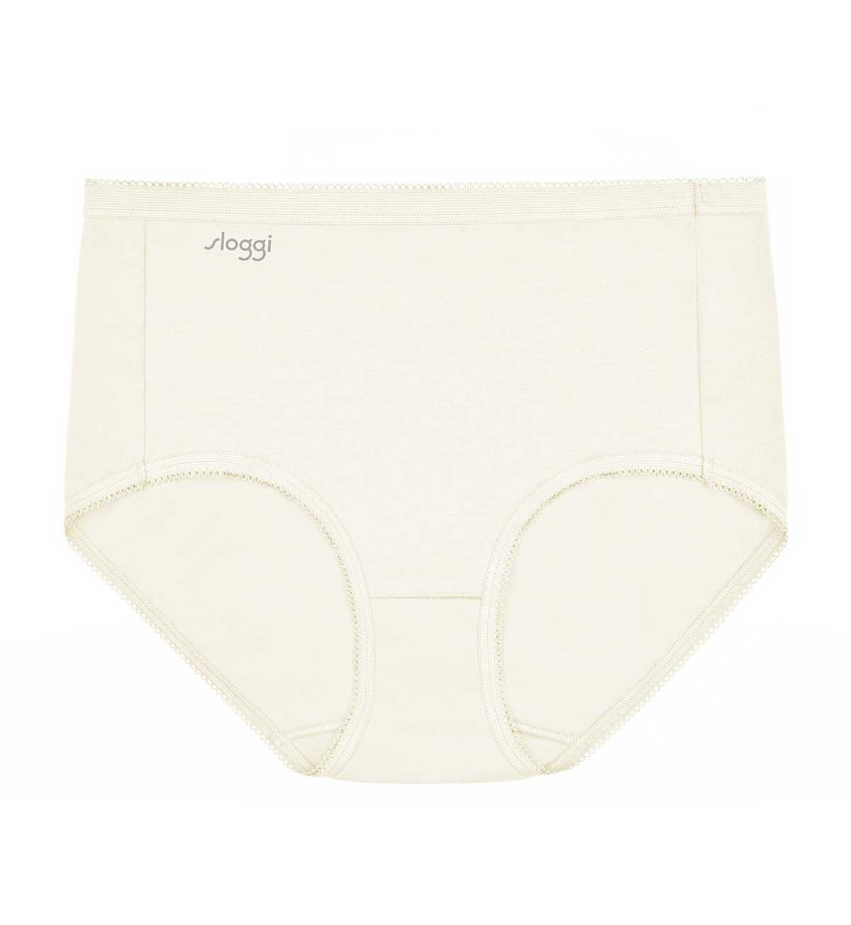 sloggi 10218549 sloggi Comfort care Maxi2 R  00GT กางเกงในเนื้อผ้าคอตตอน รูปแบบแม็กซี่ สีครีม