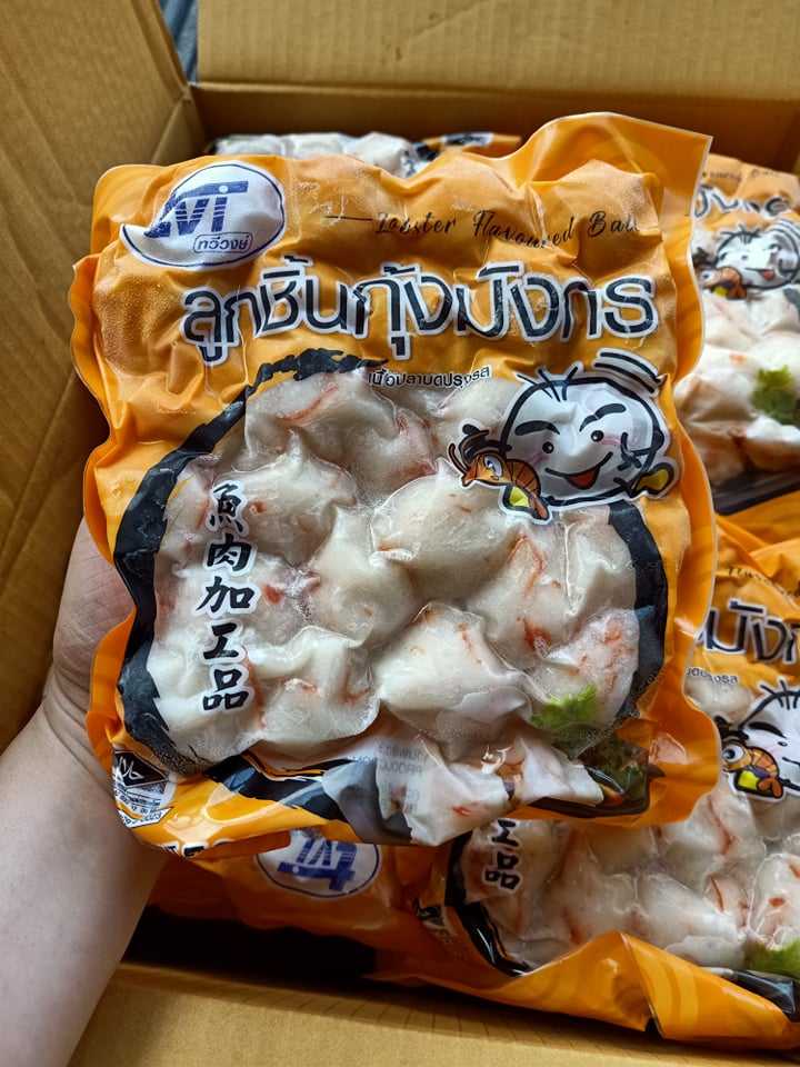 ลูกชิ้นกุ้งมังกรTVI  72฿