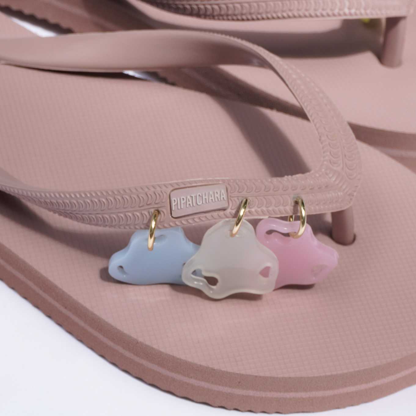 (PRE-ORDER) Infinitude Flip Flops - Nude (Bubble)
