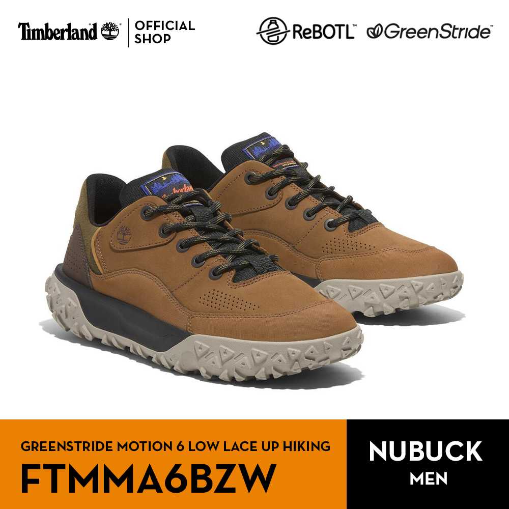 Timberland Men's GREENSTRIDE MOTION 6 LOW LACE UP HIKING BOOT รองเท้าเดินป่า (FTMMA6BZW)