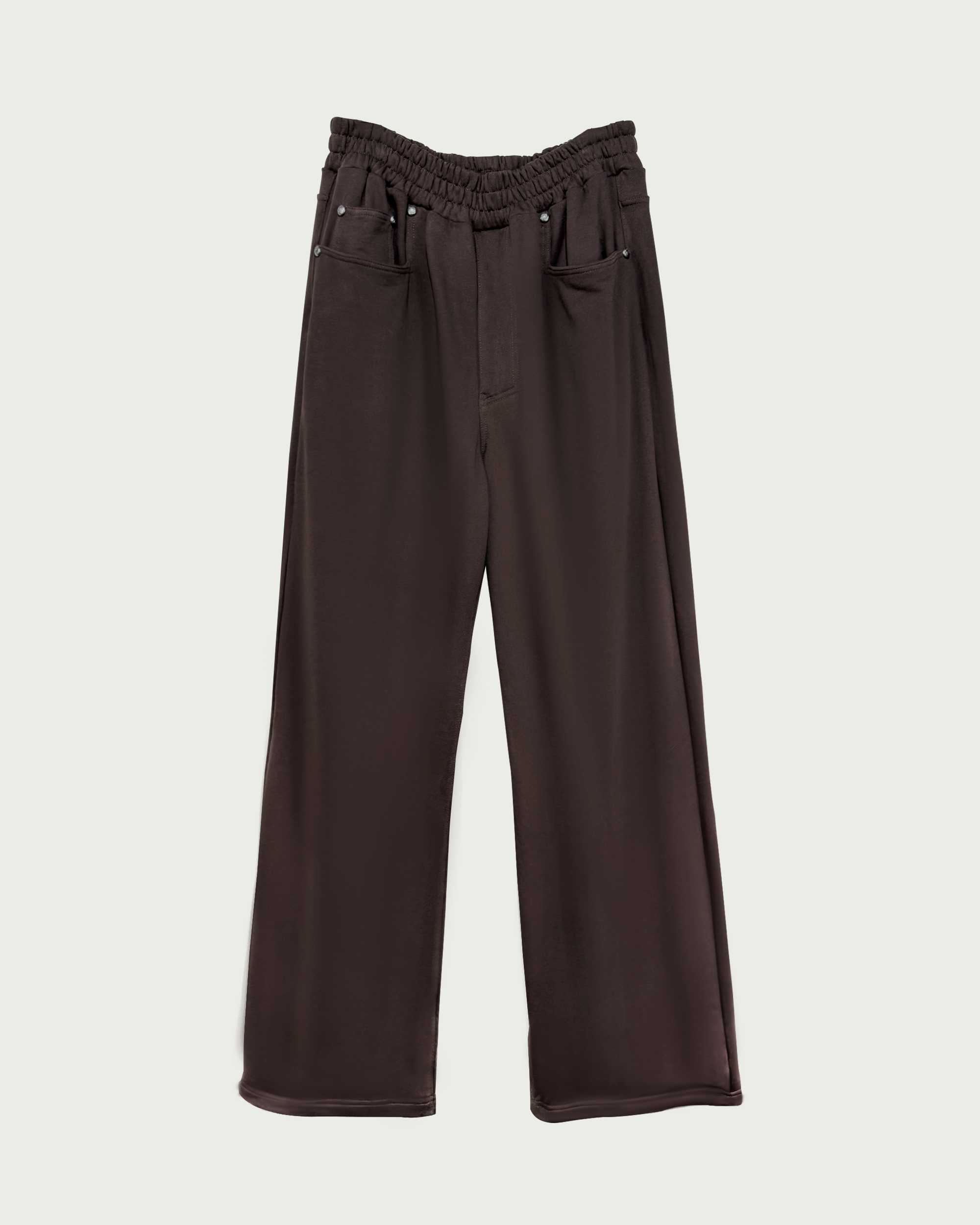 ALCYUS - RIVET SWEAT PANTS (Mocha)