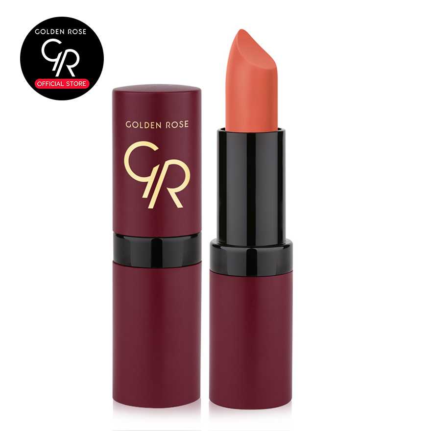 Golden Rose โกลเด้น โรส ลิปสติก เวลเวท แมท Velvet Matte Lipstick 4.2กรัม เบอร์21