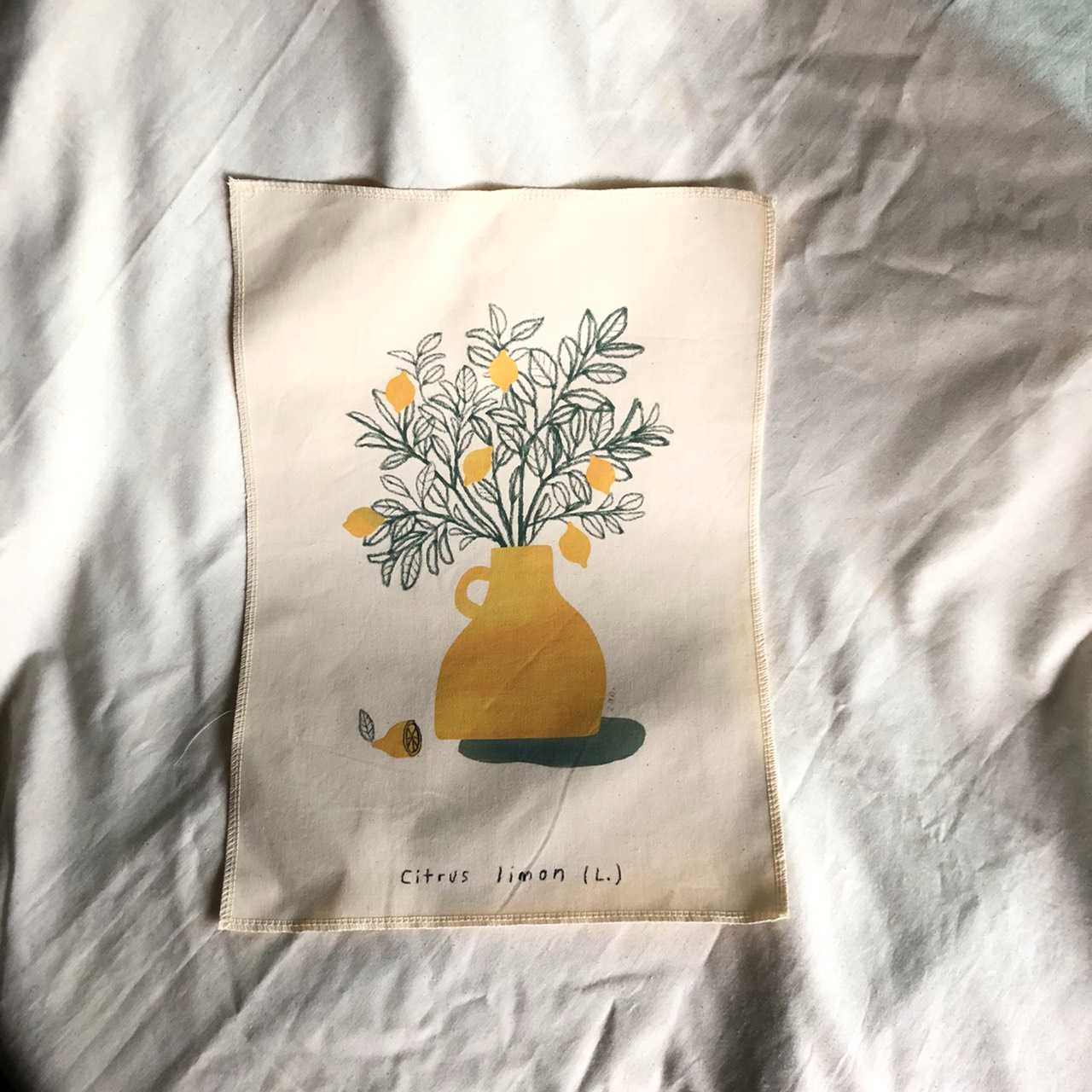 Fabric poster - Lemon