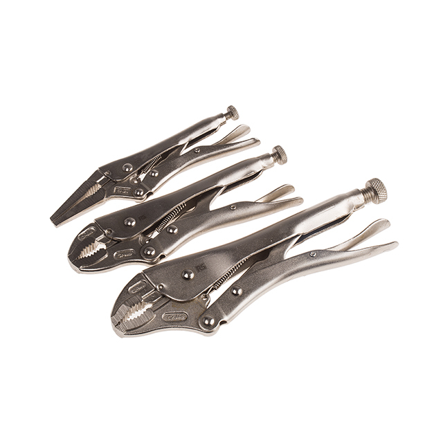 HT-RS PRO 3-Piece Locking Plier Set, 180 mm Overall