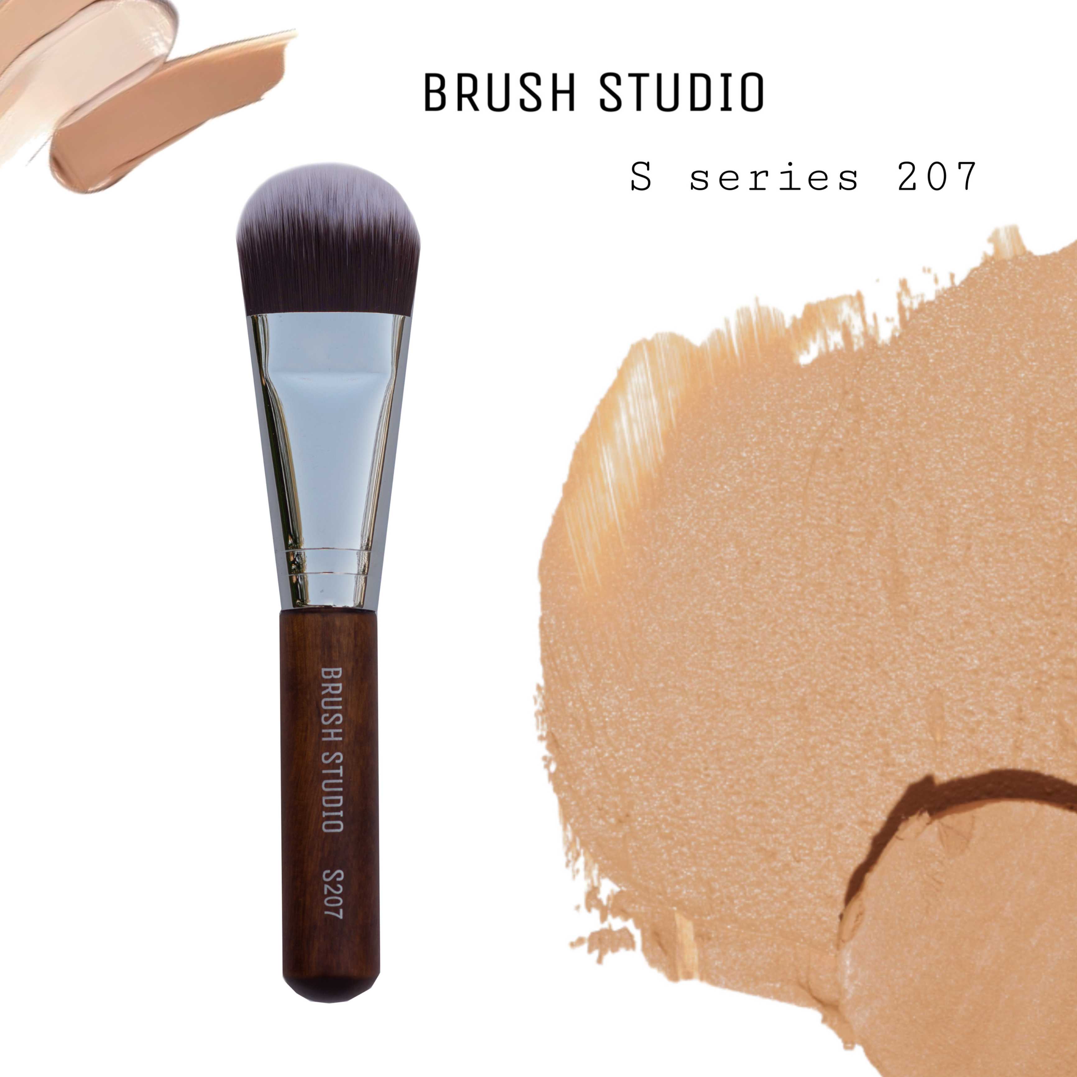 BRUSH STUDIO S series 207 : Foundation Brush แปรงลงรองพื้นทรงแบน