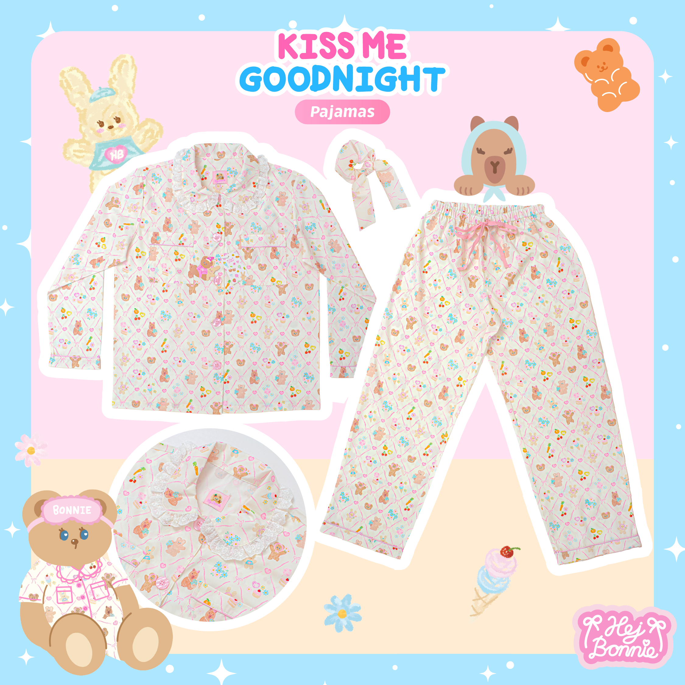 [สำหรับผู้ใหญ่] Kiss Me Goodnight Pajamas | Hej Bonnie Official