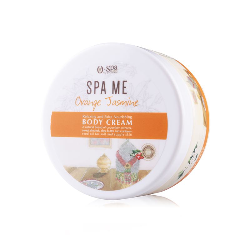 O-Spa โอสปา บอดี้ครีม ครีมบำรุงผิว กลิ่นดอกแก้ว  200ml