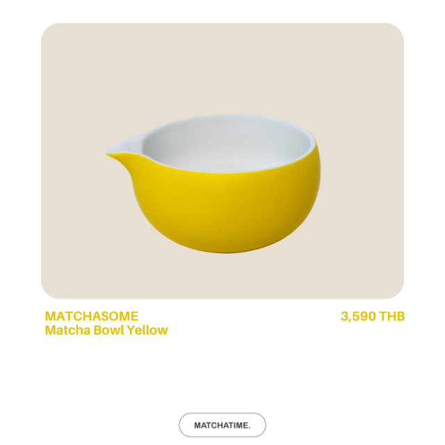 MATCHASOME  Matcha Bowl Yellow