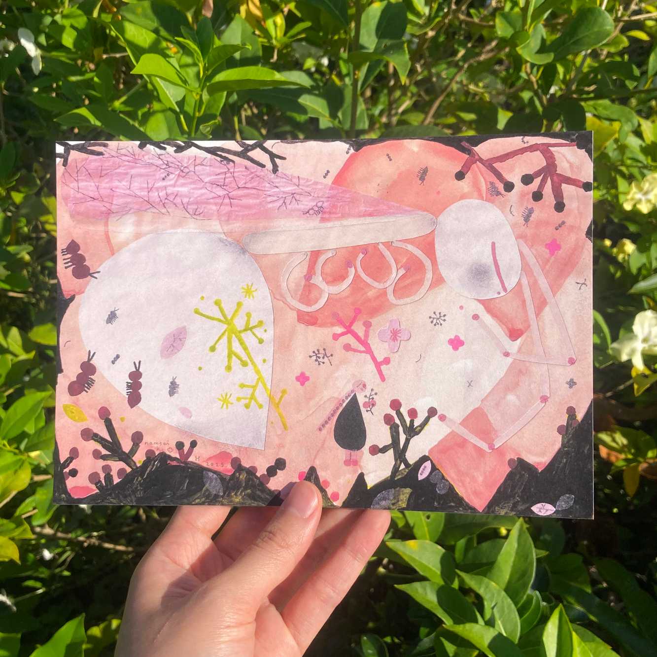 art print - empty body of a wasp