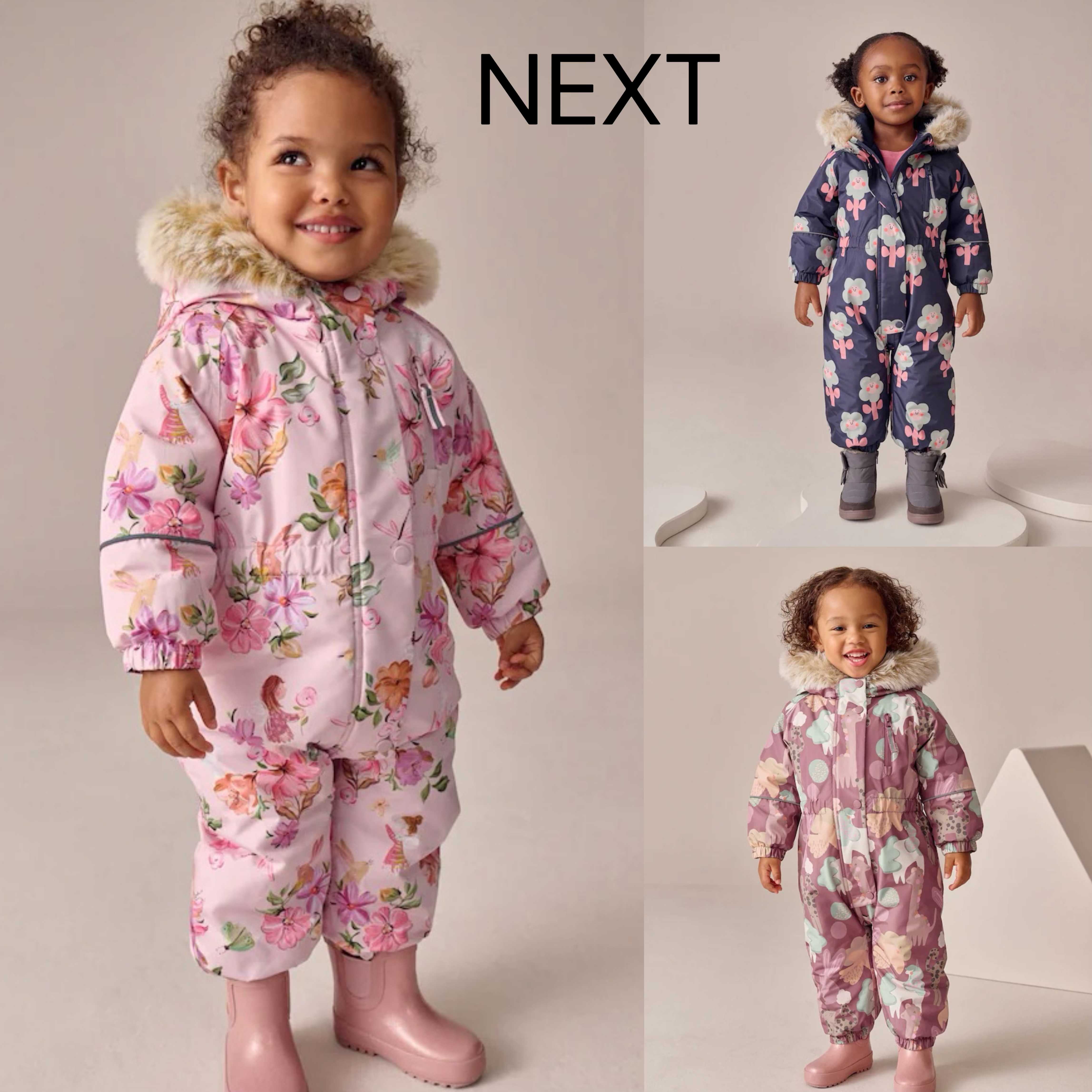 Preorder12-15วัน-(NEXT) (9mths-7yrs) Snowsuits เล่นหิมะ ติดลบ กันน้ำได้ /AV4-778