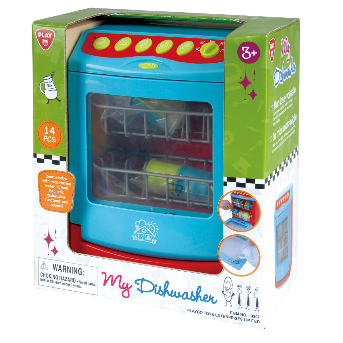 Playgo ของเล่นเสริมพัฒนาการ เครื่องล้างจานอัตโนมัติ (PG-3207)