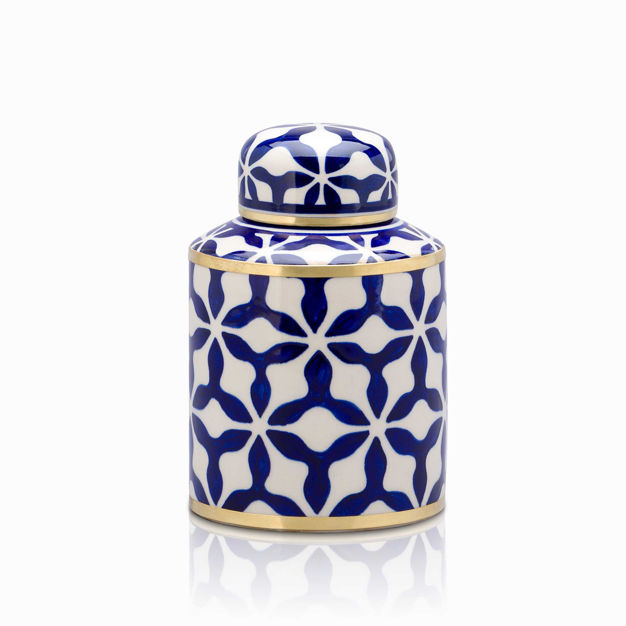 Ginger Jar Size L 3 Leaved Oak Pattern