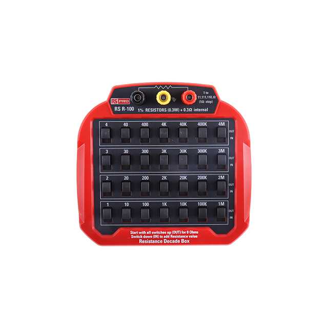 TM-RS PRO Resistance Decade Box, Absolute Maximum Resistance Measurement 11.111MΩ
