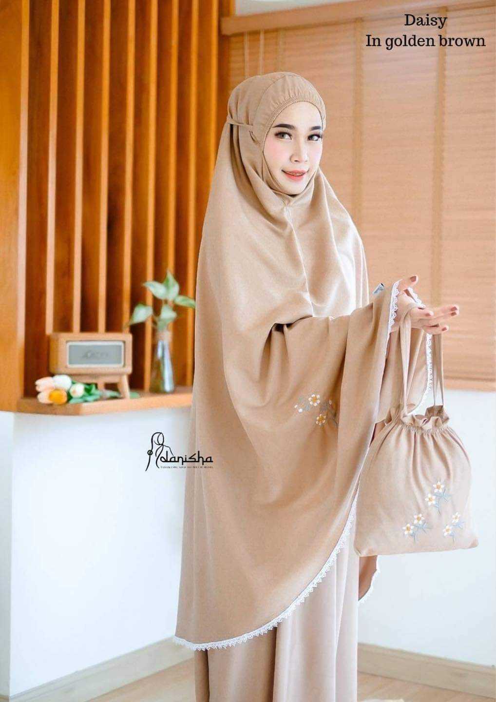 ตะละกงราคาถูก ชุดละหมาดDaisy collection ชุดใส่ละหมาดสำหรับผู้หญิงมุสลิม ชุดละหมาดผู้ใหญ่