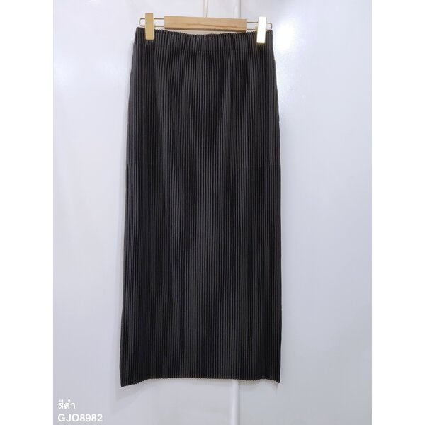 ยาว33 นิ้ว เอว31นิ้ว! 2MUAY รุ่น GJO8982 กระโปรงพลีทคุณภาพ THICK PENCIL PLEATED SKIRT 14 สี FREE ...