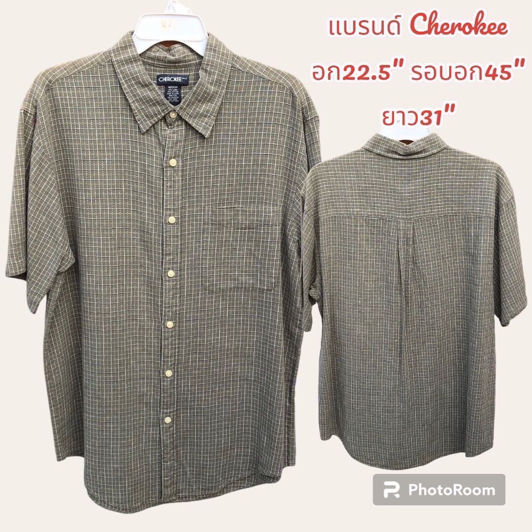 เสื้อเชิ้ตสก็อตแขนสั้น งานUSA แบรนด์ห้างมือ2 ราคาพิเศษ
