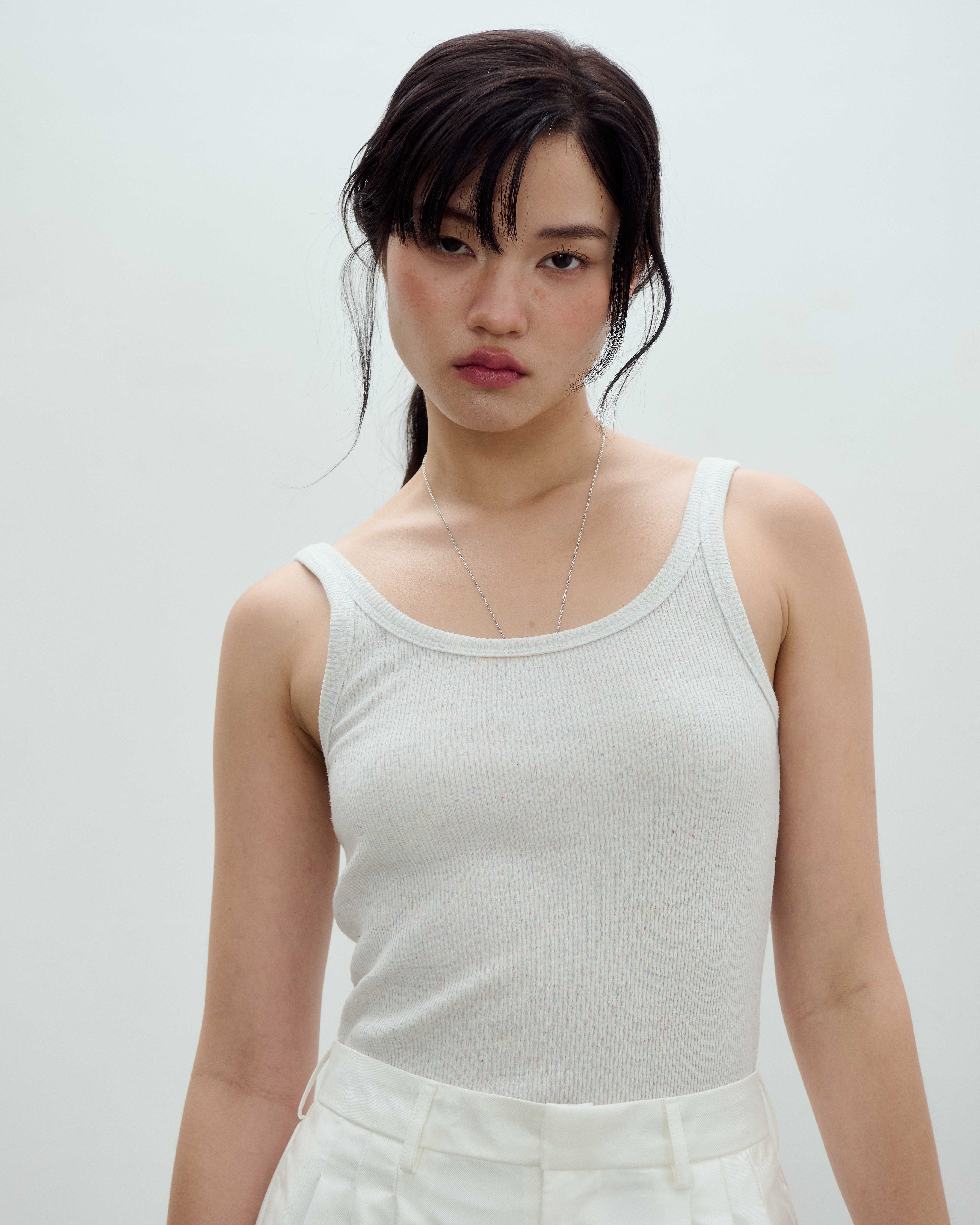 H.041 - Women's Recycled Tank Top - Light Grey