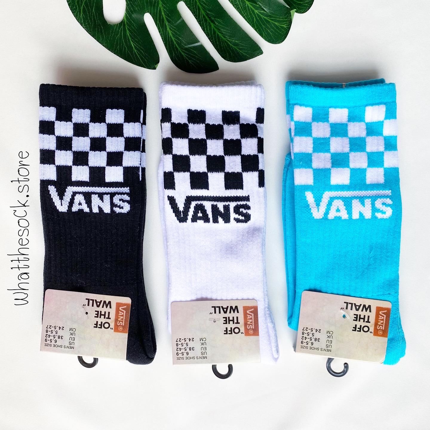 Vans sock ถุงเท้าสตรีท ถุงเท้าข้อยาว พร้อมส่ง‼️