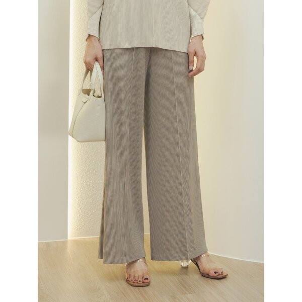 Restock!! ยาว 39นิ้ว 2MUAY รุ่น GJO1453 กางเกงพลีทคุณภาพ THICK STRAIGHT LEG PLEATED PANTS 12สี FR...