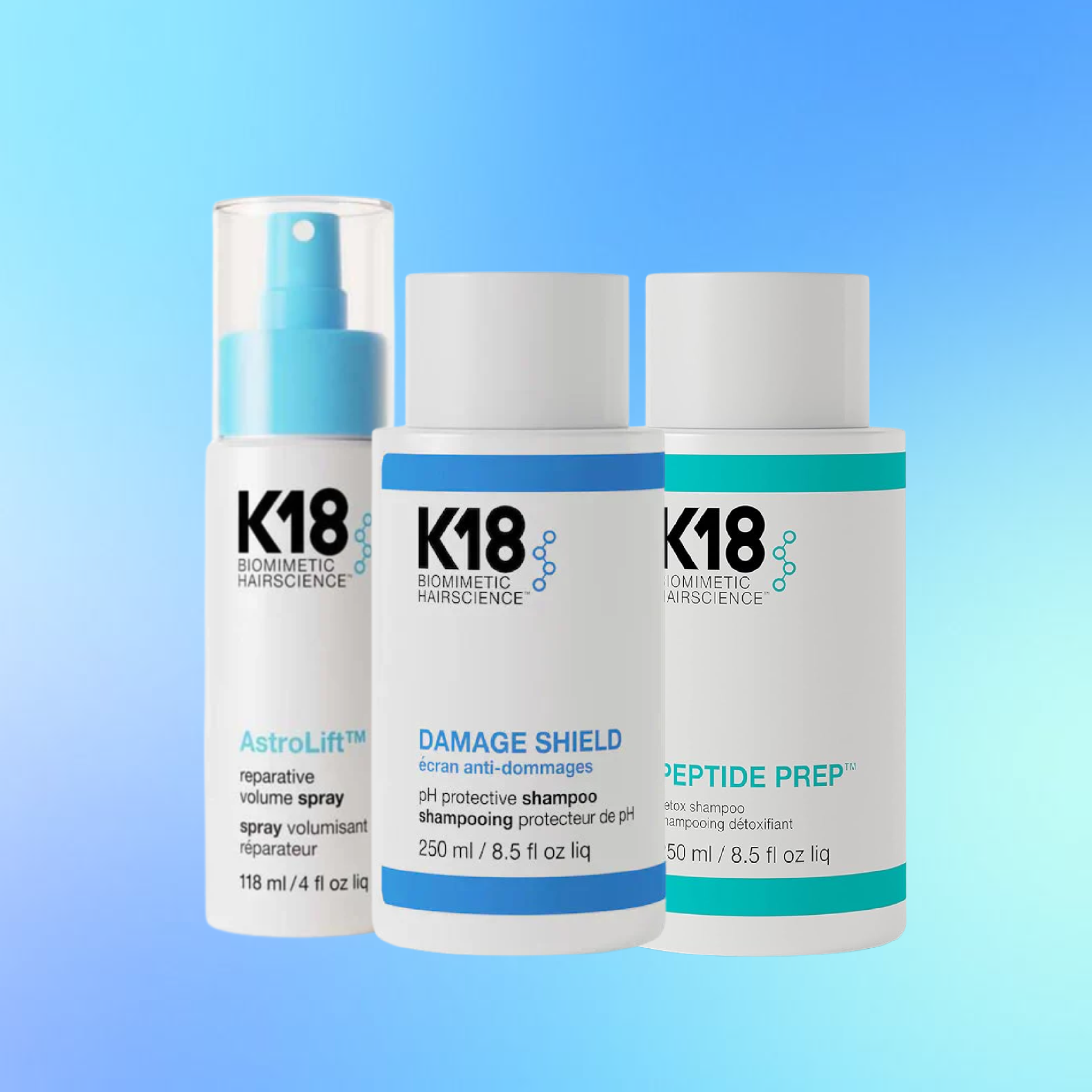 Value Pack : K18 Daily Care and Styling Set
