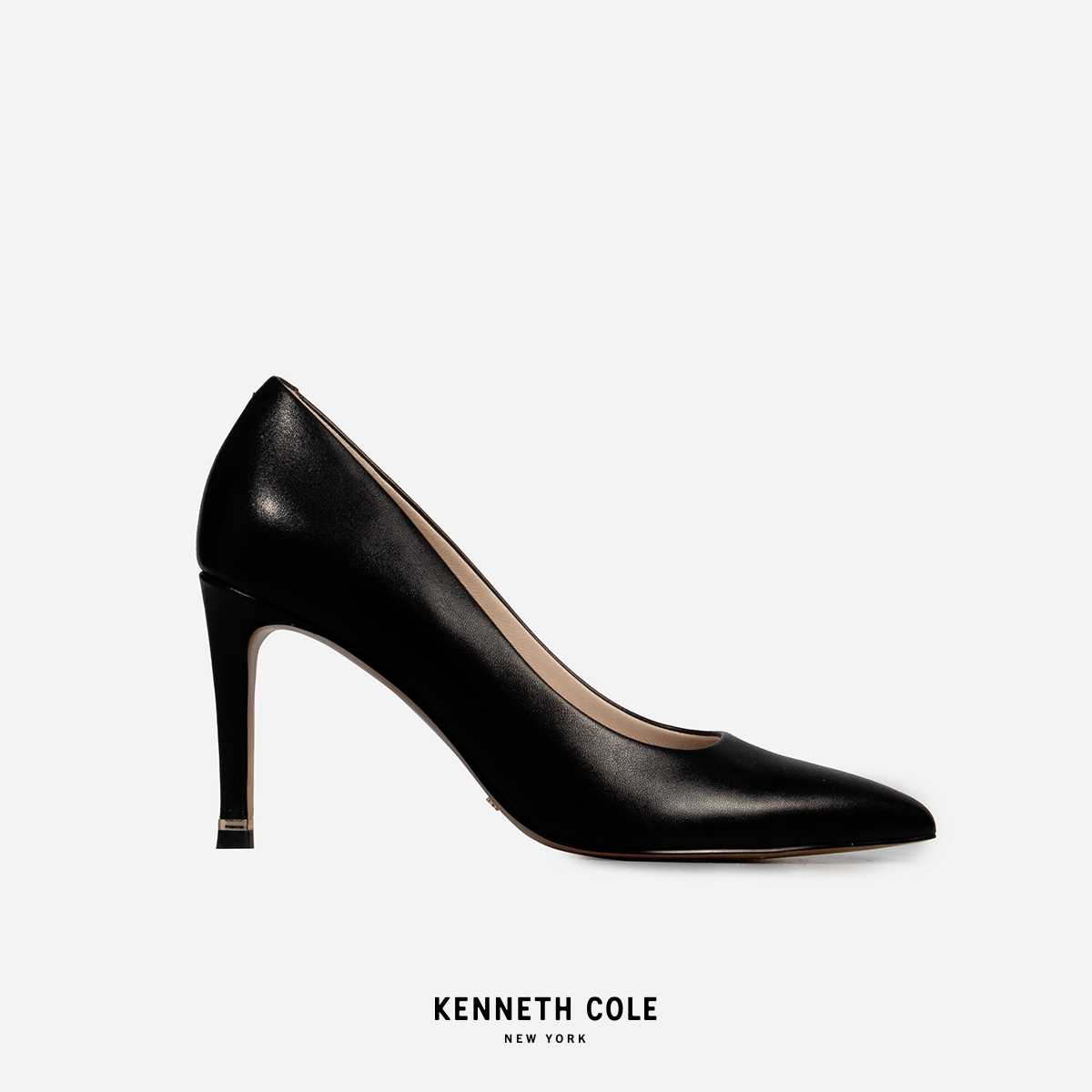 รอรูป KENNETH COLE รองเท้าส้นสูงผู้หญิงรุ่น RILEY 85 PUMP BLACK สีดำ ( HEL - KS95092LE-001 )