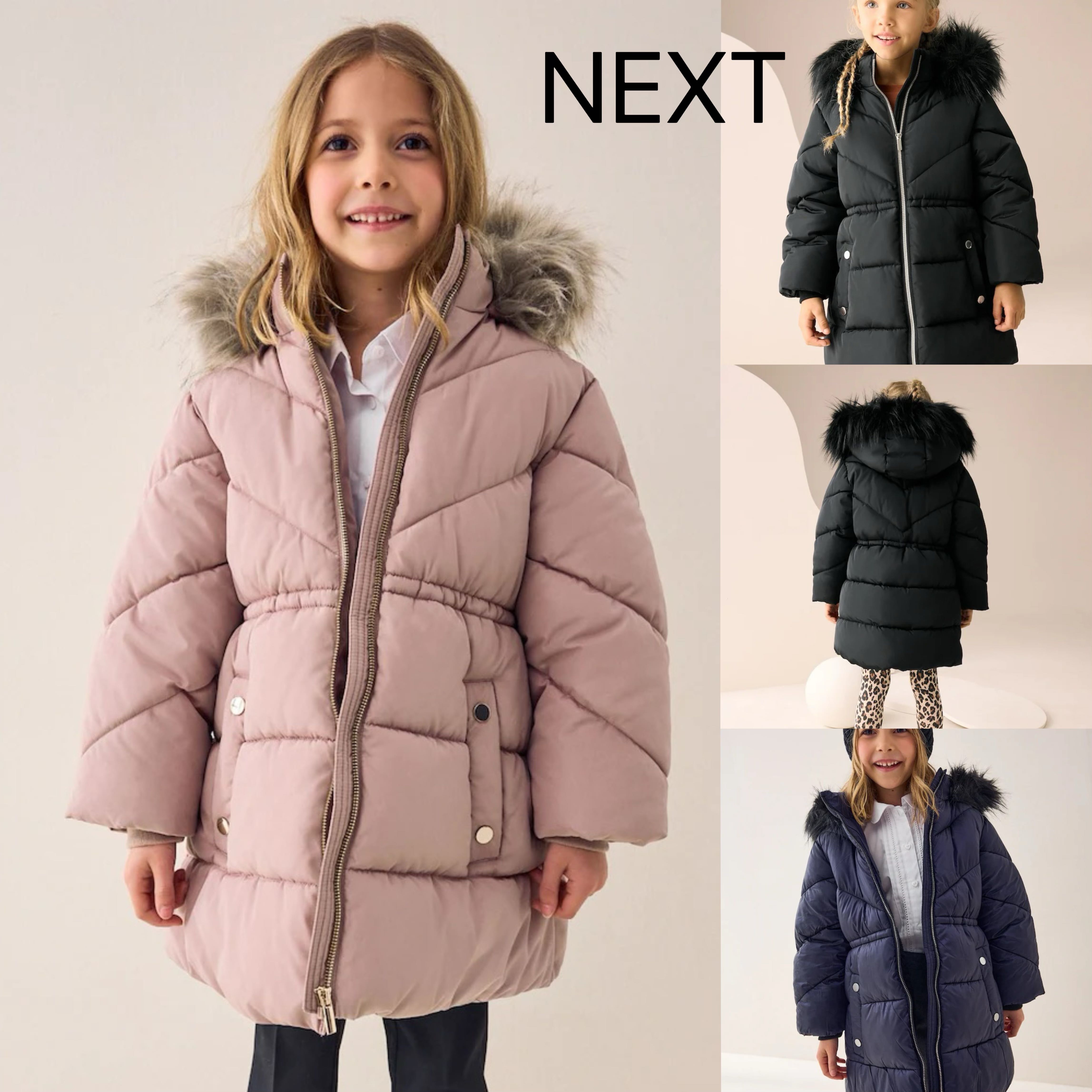 Preorder12-15วัน-(NEXT) Size3y-16y / ติดลบได้-20 กันลม .กันน้ำ บุข้างใน /Q81-857 