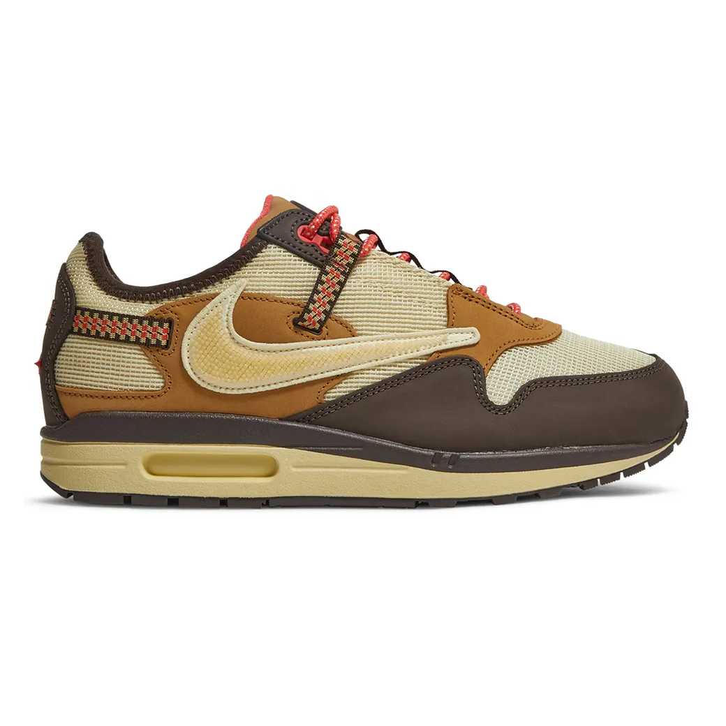 Nike Air Max 1 Travis Scott Cactus Jack (BAROQUE BROWN)