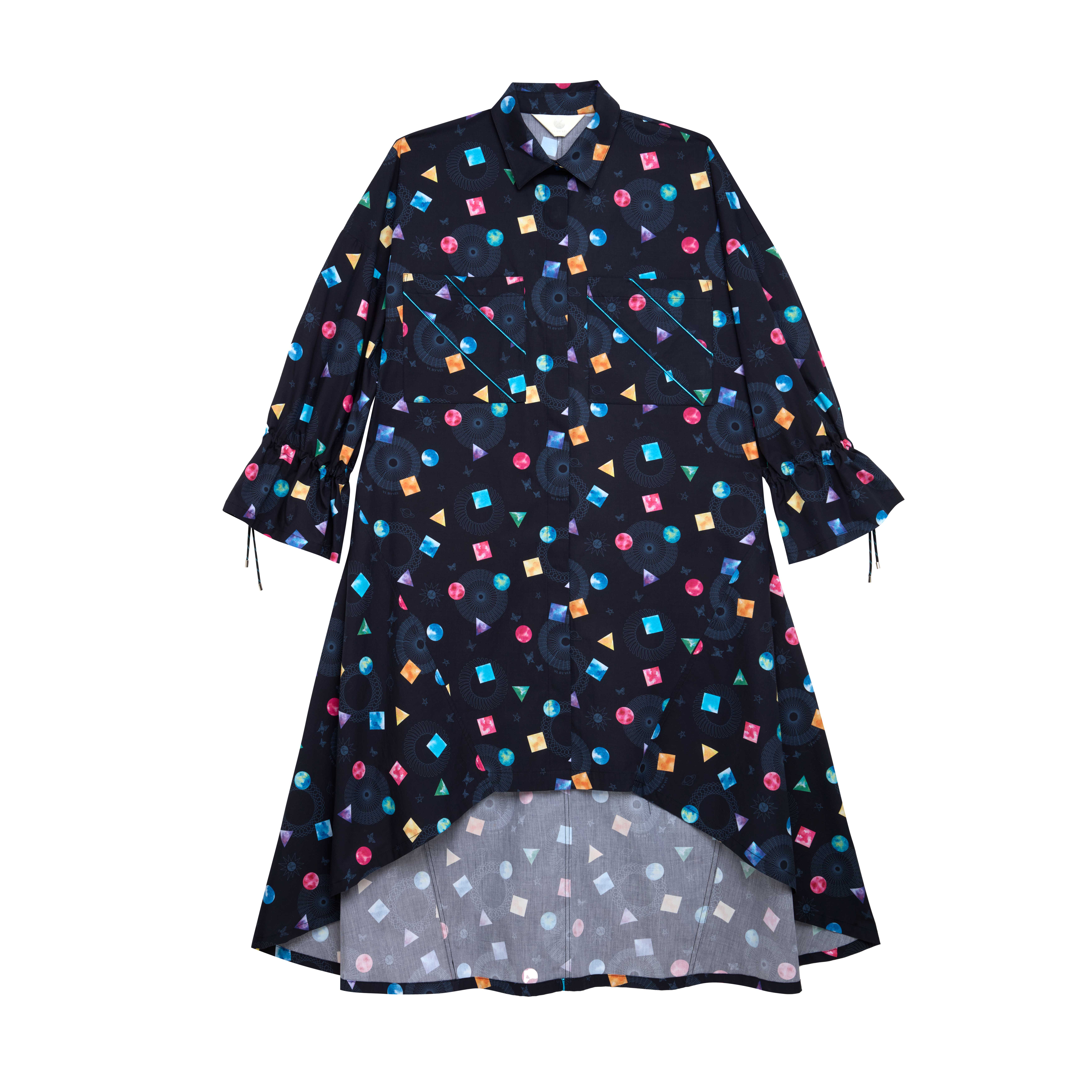 Primal Harmony Shirt Dress