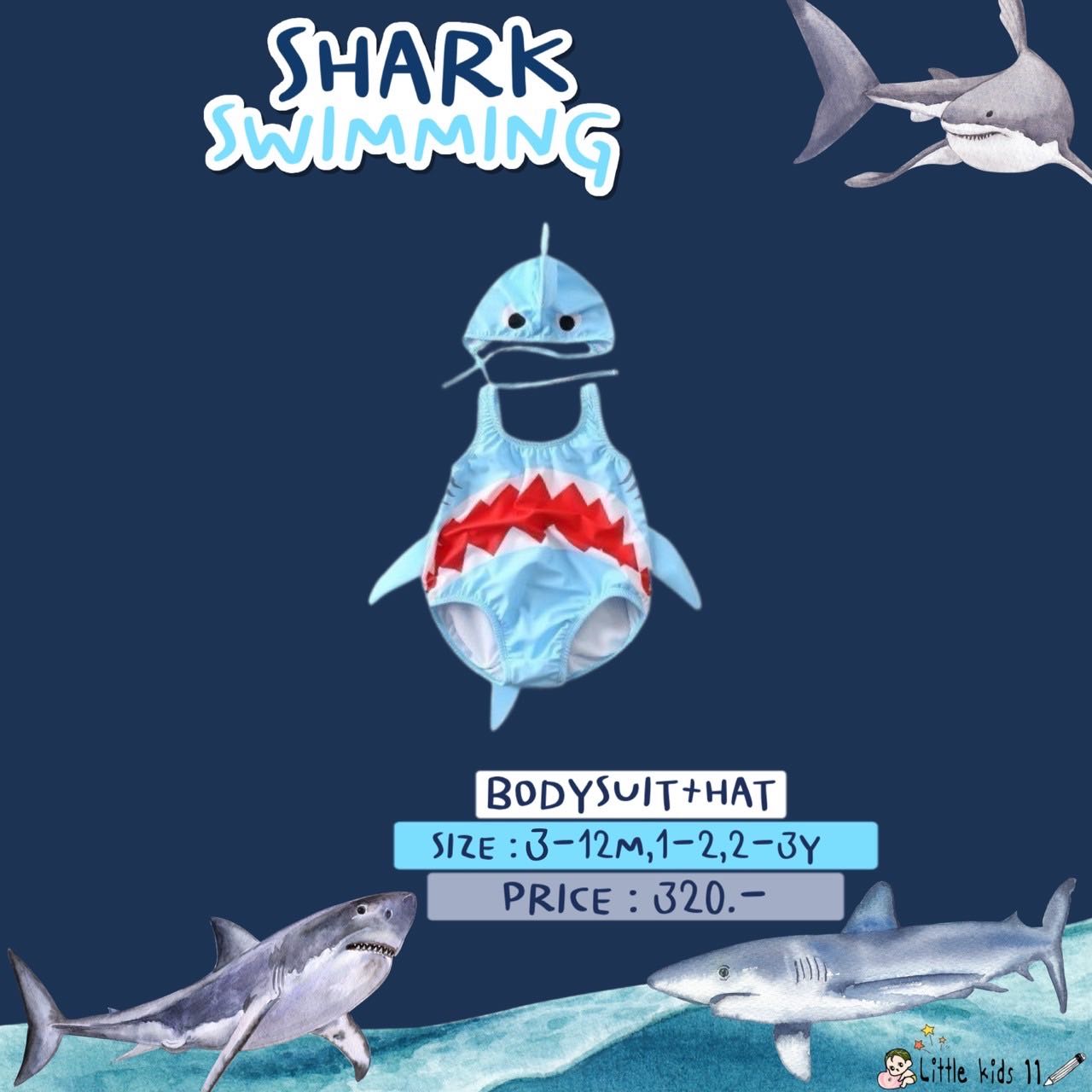 Shark swimming 