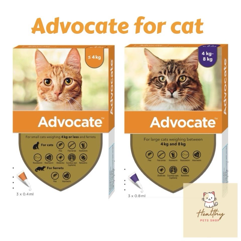 Advocate spot-on for cat แมวไม่เกิน 4 kg (exp 08/26)