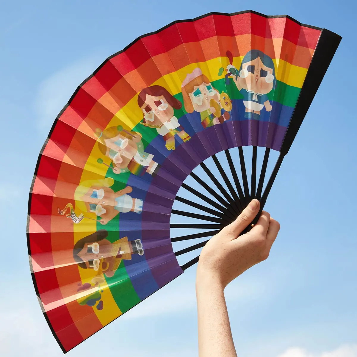 Popmart CRYBABY CHEER UP, BABY! SERIES-Folding Fan