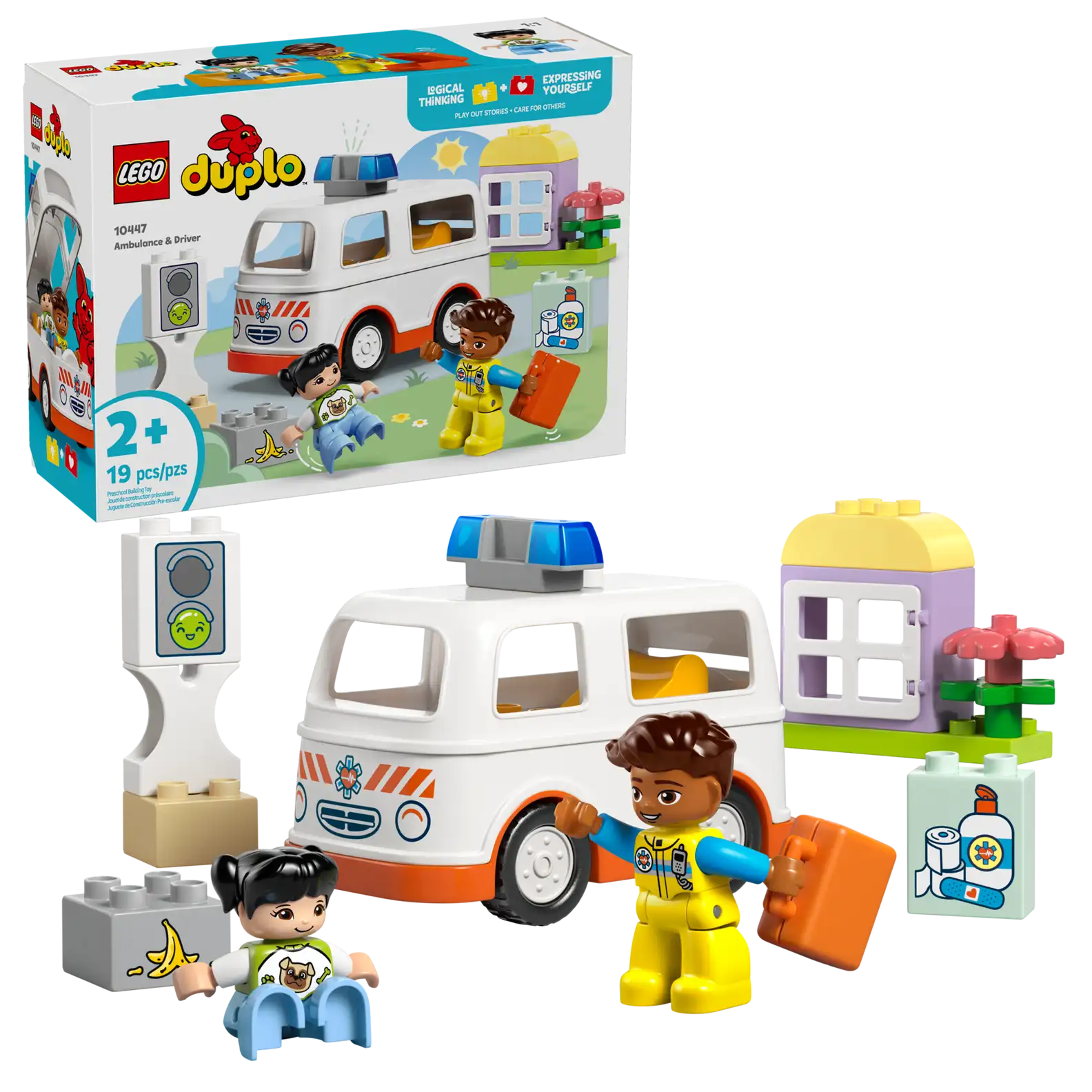 LEGO 10447 Ambulance & Driver (สินค้าซื้อแล้วไม่รับเปลี่ยนคืน)