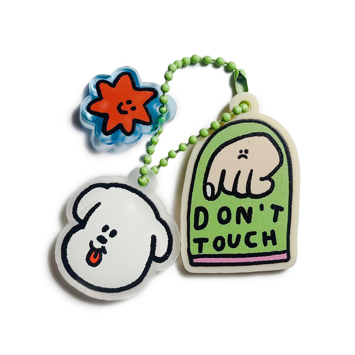 keyring set ชุด 3 ชิ้น - don't touch