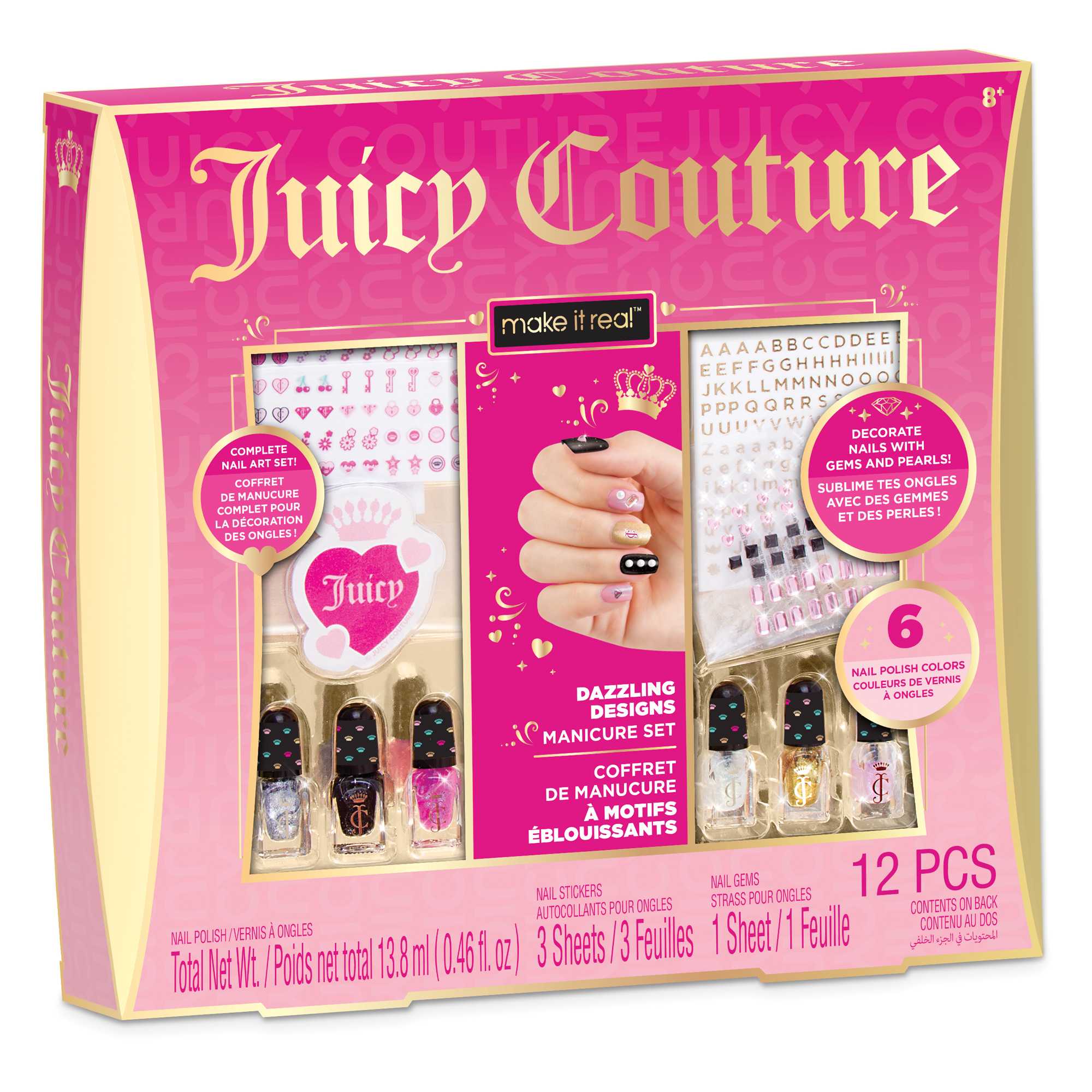 Juicy Couture : Dazzling Designs Manicure Set เซ็ตตกแต่งเล็บ รุ่นจูซี่ กูตูร์ แดซซิ่ง ดีไซน์