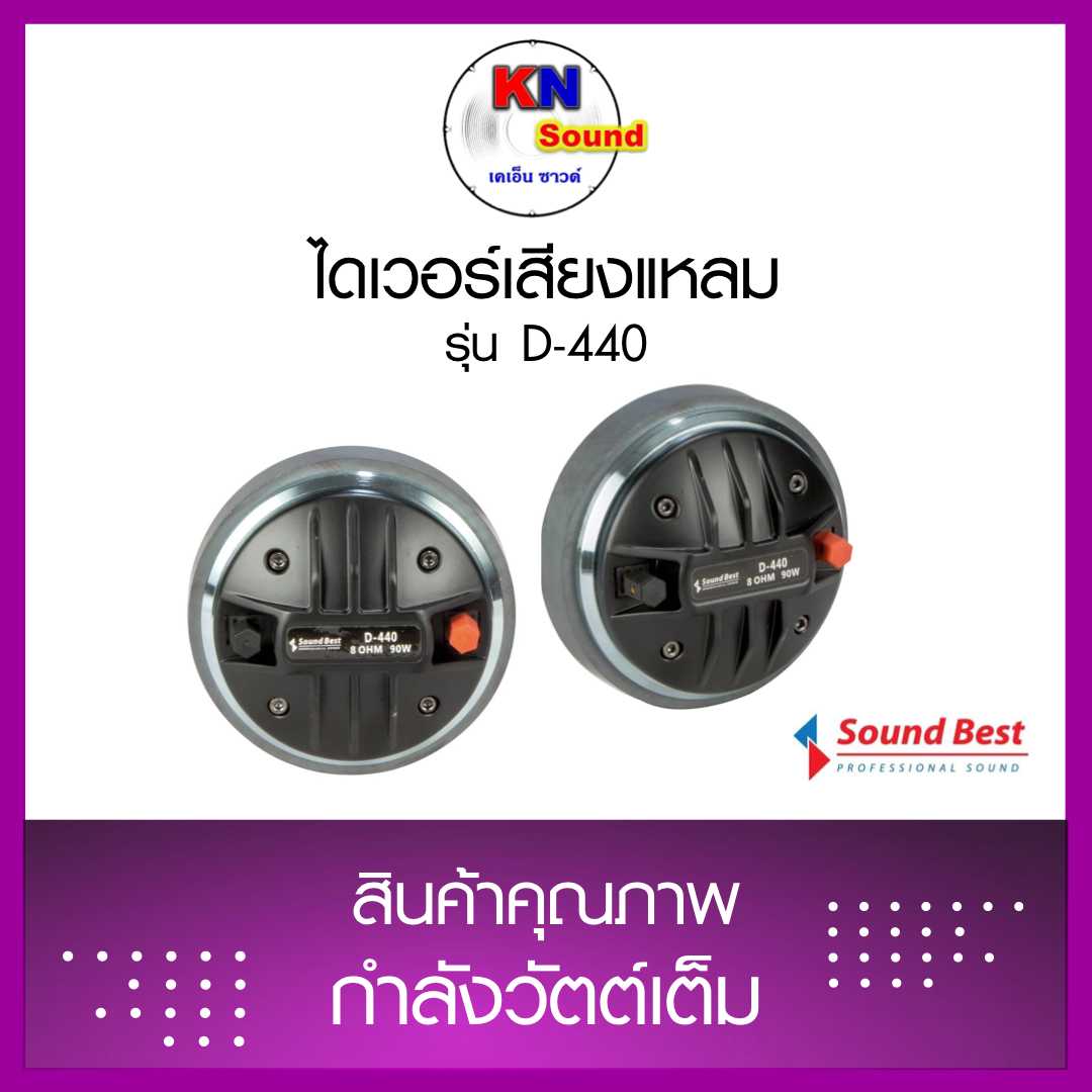 กลุ่มดอกลำโพง ไดเวอร์เสียงแหลมรุ่น D-440 ราคาต่อตัว